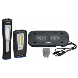 Комплект: аккумуляторных LED-ламп BERNER Pocket DeLux и Pocket X-Lux + Двойное зарядное устройство