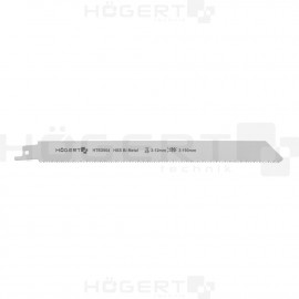 HOEGERT Полотно для сабельной пилы универсальное 230 мм, 10-14 TPI