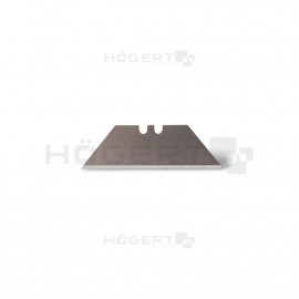 HOEGERT Лезвия трапециевидные, черный, 19 мм, SK4, 10 шт.