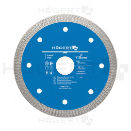 HOEGERT Диск отрезной для плитки 115 х 1,2 х 22,2 мм