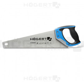 HOEGERT Пила-ножовка 400 мм, 7 TPI, закаленное, трёхсторонняя заточка