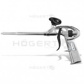 HOEGERT Пистолет для монтажной пены, наконечник покрыт PTFE