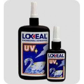 УФ-клей для стекла, металла, металлопластика LOXEAL 30-37 (Локсеаль 30-37), эластичный, 50 мл.