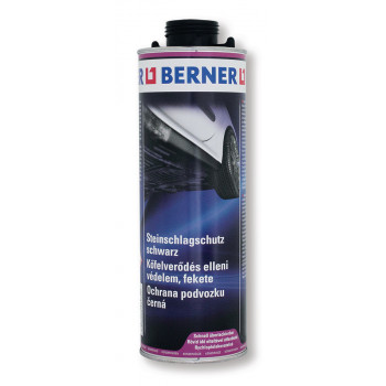 Антигравійне покриття для захисту днища на основі синтетичної смоли BERNER (1000 мл)