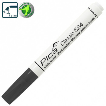 Маркер рідкий промисловий Pica Classic 524/46 Industry Paint Marker, чорний