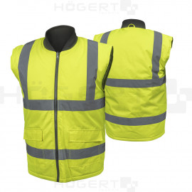 Куртка утеплена HOEGERT світловідбиваюча 3 в 1 розмір M (жовта)