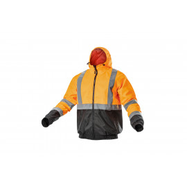 HOEGERT NIMS Світловідбиваюча літня куртка з капюшоном помаранчева XL