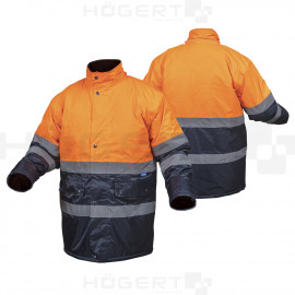 HOEGERT Утеплена куртка світловідбиваюча розмір S (помаранчева)