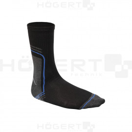 Довгі шкарпетки HOEGERT чорно-синьо-графітові 39/40 3 пари