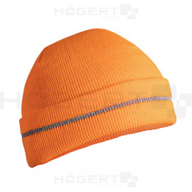 HOEGERT SULM Помаранчева в'язана шапка, універсальний розмір (57-61 см)