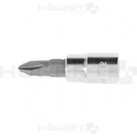 HOEGERT Торцева головка PZ1 37 мм, 1/4"