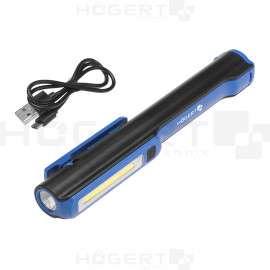 Світлодіодний ліхтарик HOEGERT 160 люмен, магніт