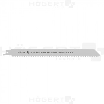 HOEGERT Універсальне полотно для шабельної пилки 230 мм, 6 TPI