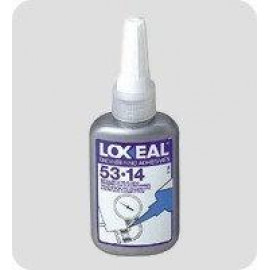 Клей-герметик для гидравлических и пневматических систем LOXEAL 53-14 (Локсеаль), D до 3/4»,t -55/+150, 50 мл