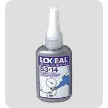 Клей-герметик для гідравлічних та пневматичних систем LOXEAL 53-14 (Lokseal), D до 3/4", t -55/+150, 250 мл