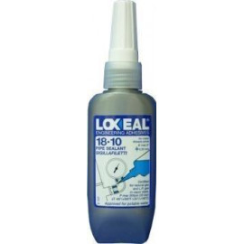 Клей-герметик LOXEAL 18-10 (Локсеаль 18-10), для металлических труб, t-55/+150°C, 50 мл
