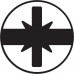 Ізольована хрестова/шліцева викрутка 162 i PH/S WERA Kraftform Plus VDE, 05006381001, PH/S#2